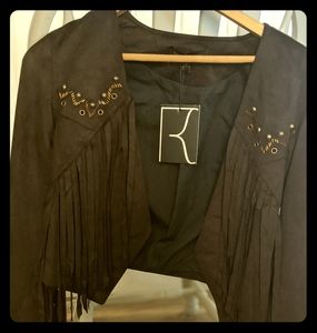 Brand new Dance & Marvel fringe jacket.